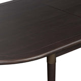 Harper Oval Extension Dining Table, Black Mango by Four Hands-Furniture - Dining-High Fashion Home