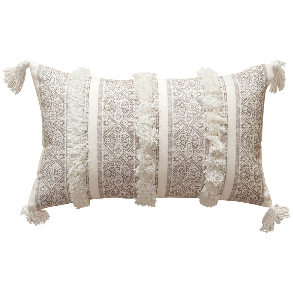 Haven Lumbar Pillow, Grey