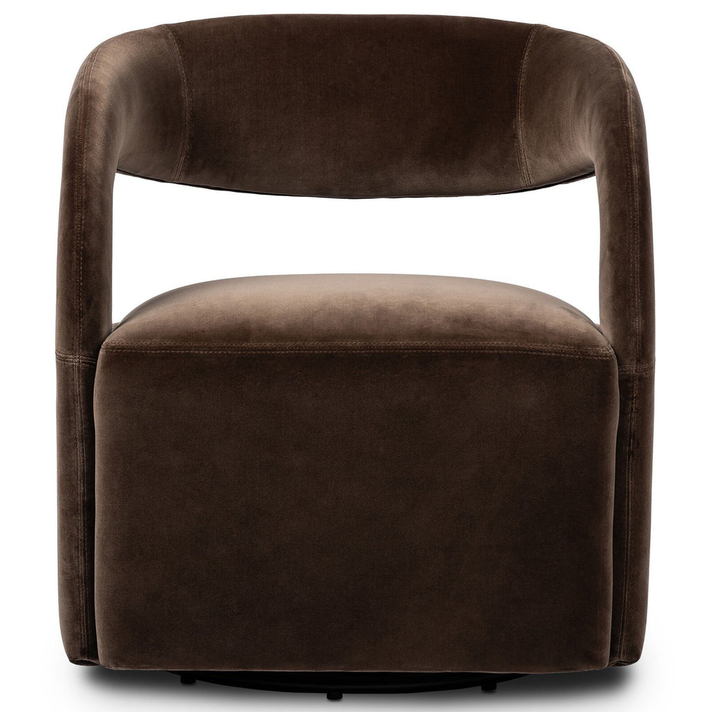 Hawkins Swivel Chair, Surrey Mink by Four Hands – High Fashion Home