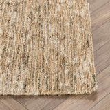 Hayward Soumak Jute Rug, Natural/Green