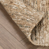 Hayward Soumak Jute Rug, Natural/Green