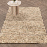 Hayward Soumak Jute Rug, Natural/Green
