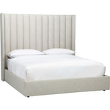 Huntington King Storage Bed, Pismo Linen by Becki Owens-Furniture - Sofas-High Fashion Home