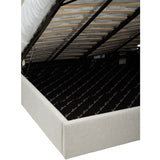 Huntington King Storage Bed, Pismo Linen by Becki Owens-Furniture - Sofas-High Fashion Home