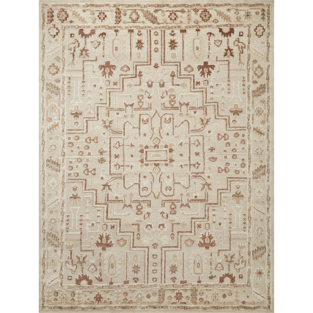 Magnolia Home by Joanna Gaines x Loloi Rug Ingrid ING-01, Ivory/Earth-High Fashion Home
