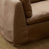 Iggy 98" Slipcover Leather Sofa, Palermo Drift by Four Hands-Furniture - Sofas-High Fashion Home