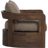 Jackson Outdoor Swivel Chair, Ellor Brown-Furniture - Outdoor-High Fashion Home
