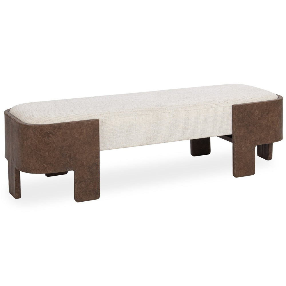 Janya Accent Bench, Oat Cream