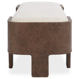 Janya Accent Bench, Oat Cream