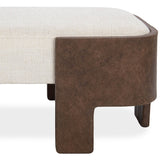 Janya Accent Bench, Oat Cream