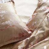 Jardin Fleur Pillow, Pink/Gold-Accessories-High Fashion Home