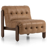 Jeremiah Leather Chair, Palermo Drift by Four Hands