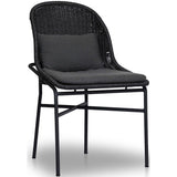 Jericho Outdoor Dining Chair, Vintage Coal, Set of 2-Furniture - Dining-High Fashion Home