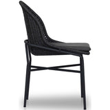 Jericho Outdoor Dining Chair, Vintage Coal, Set of 2-Furniture - Dining-High Fashion Home