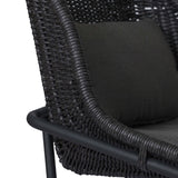 Jericho Outdoor Dining Chair, Vintage Coal, Set of 2-Furniture - Dining-High Fashion Home