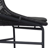 Jericho Outdoor Dining Chair, Vintage Coal, Set of 2-Furniture - Dining-High Fashion Home