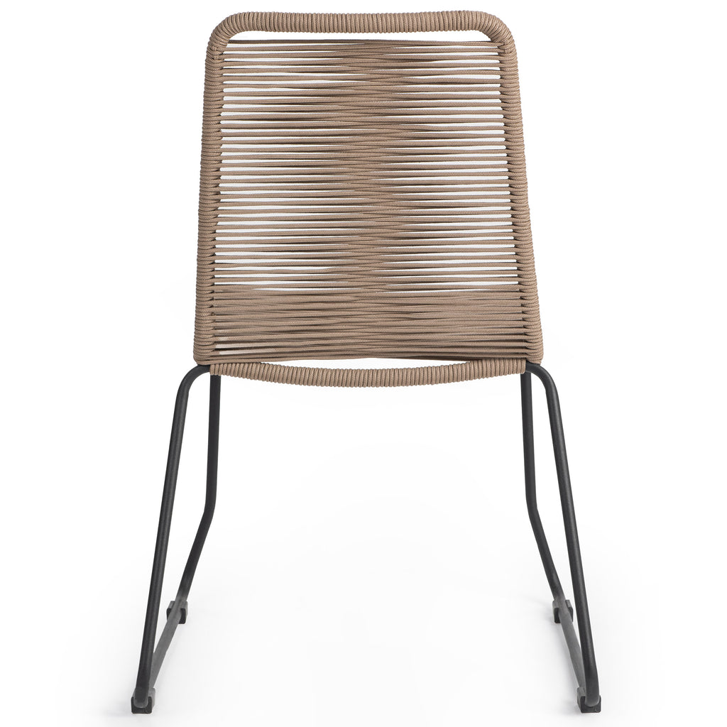 Joslyn Dining Chair Set of 2, Woven Clay – High Fashion Home
