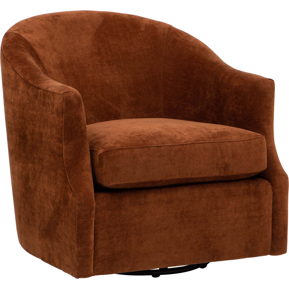 Julie Swivel Glider, Athens Sienna-Furniture - Chair-High Fashion Home
