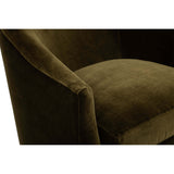 Julie Swivel Glider, Vance Olive-Furniture - Chair-High Fashion Home