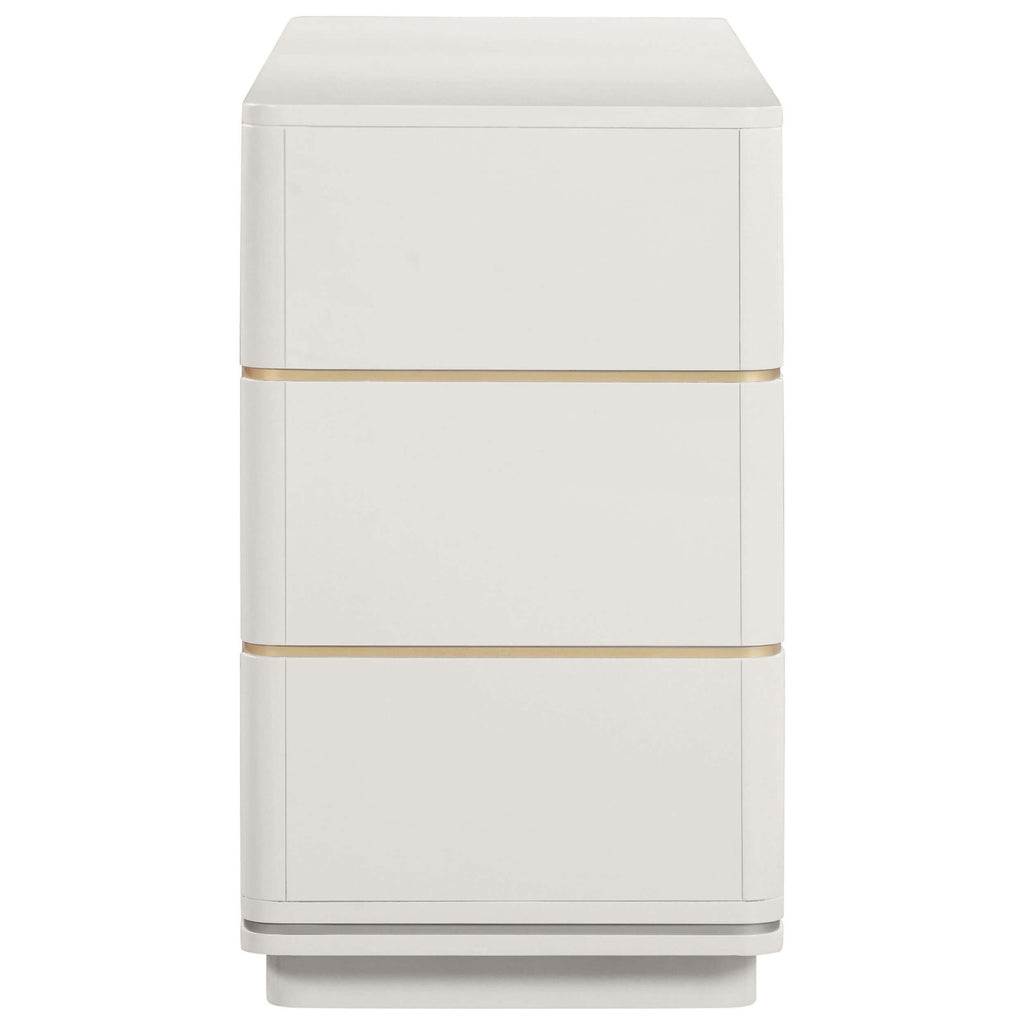 cream vintage dresser Julieta 6 Drawer in | Modern Dresser Halloween Color:Voile Black making it ideal for Black Strapless Bodycon Homecoming
