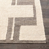 Kavala Rug, Charcoal/Ivory