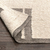 Kavala Rug, Charcoal/Ivory