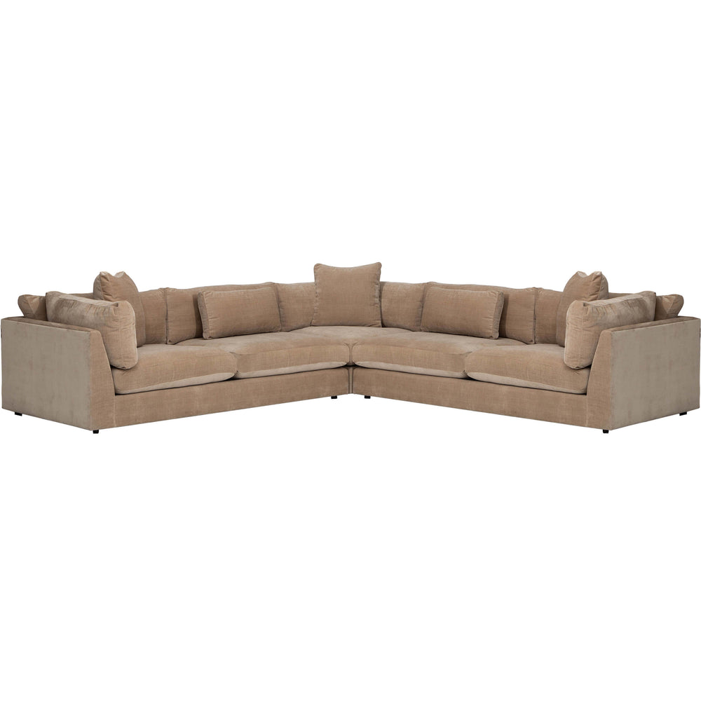 Kellen Sectional, Athens Biscotti-Furniture - Sofas-High Fashion Home