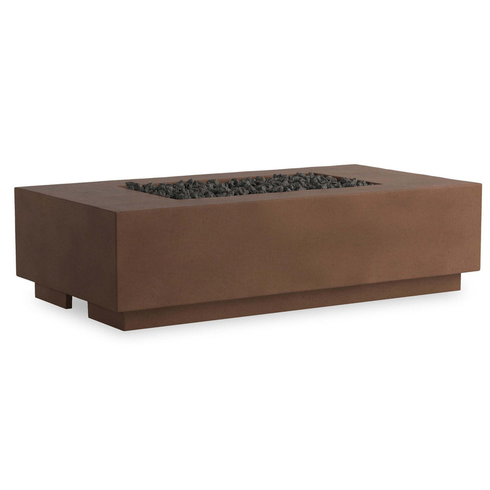 Kenton Outdoor Fire Table, Clay Concrete by Four Hands-Furniture - Outdoor-High Fashion Home