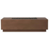 Kenton Outdoor Fire Table, Clay Concrete by Four Hands-Furniture - Outdoor-High Fashion Home
