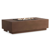 Kenton Outdoor Fire Table, Clay Concrete by Four Hands-Furniture - Outdoor-High Fashion Home