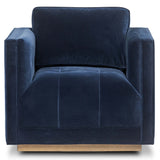 Kiera Swivel Chair, Surrey Midnight by Four Hands-Furniture - Chairs-High Fashion Home