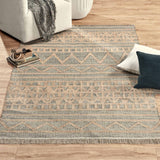 Kingston Distressed Rug, Spa Blue