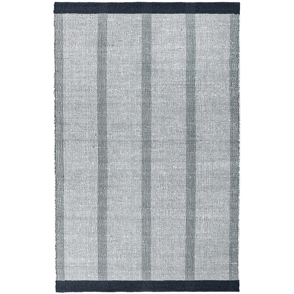 Kochi Stripe Rug, Ivory/Black