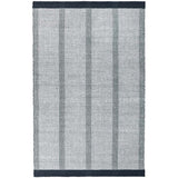 Kochi Stripe Rug, Ivory/Black