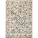 Rifle Paper Co. x Loloi Rug Laurel LAU-05, Peacock Garden Cream-High Fashion Home