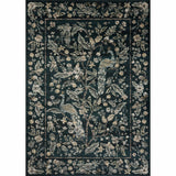 Rifle Paper Co. x Loloi Rug Laurel LAU-05, Peacock Garden Navy-High Fashion Home