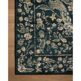 Rifle Paper Co. x Loloi Rug Laurel LAU-05, Peacock Garden Navy-High Fashion Home