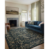 Rifle Paper Co. x Loloi Rug Laurel LAU-05, Peacock Garden Navy-High Fashion Home