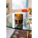 P.F. Candle Co. Candle Teakwood + Tobacco, Brown Jar-Accessories-High Fashion Home