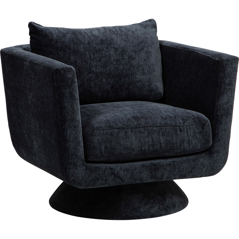 Lara Swivel Chair, Vickie Night-Furniture - Chairs-High Fashion Home