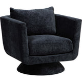 Lara Swivel Chair, Vickie Night-Furniture - Chairs-High Fashion Home
