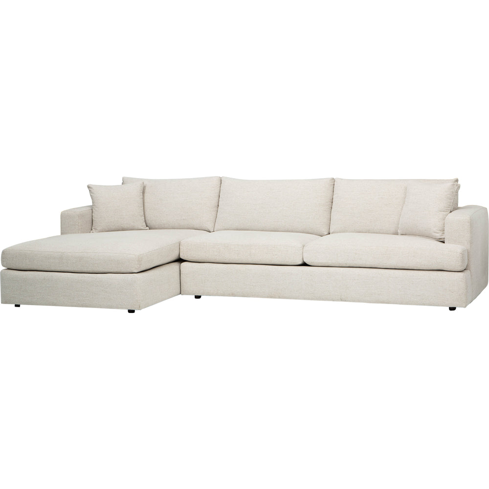 Lars Sectional, McGee Wheat-Furniture - Sofas-High Fashion Home