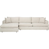 Lars Sectional, McGee Wheat-Furniture - Sofas-High Fashion Home