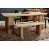 Laurel Dining Bench, Natural-Furniture - Dining-High Fashion Home