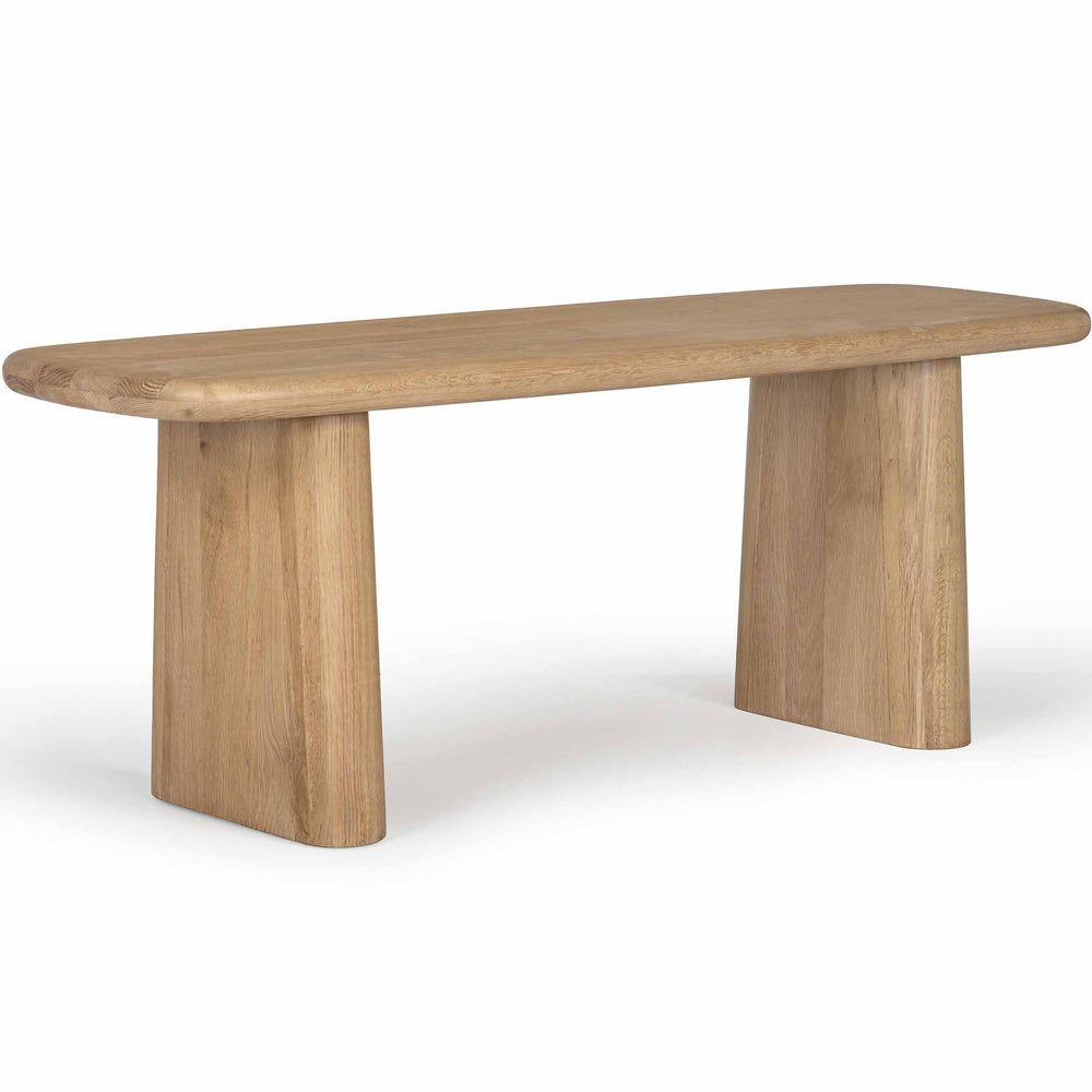 Laurel Dining Bench, Natural-Furniture - Dining-High Fashion Home