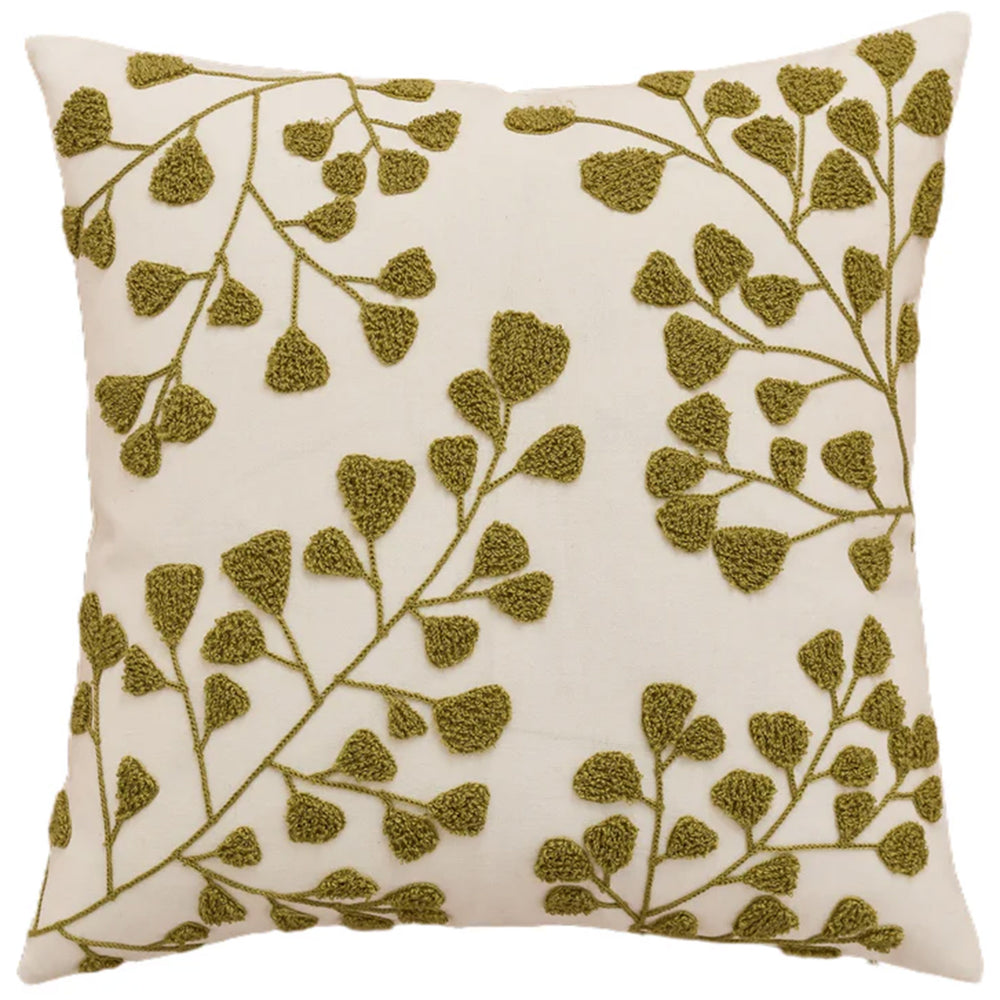 Leaves Pillow, Green