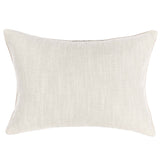 Lira Lumbar Pillow, Natural/Silver