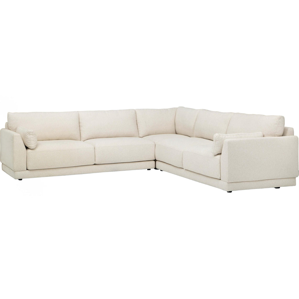 Malibu 3 Piece Sectional, Lila Linen by Becki Owens – High Fashion
