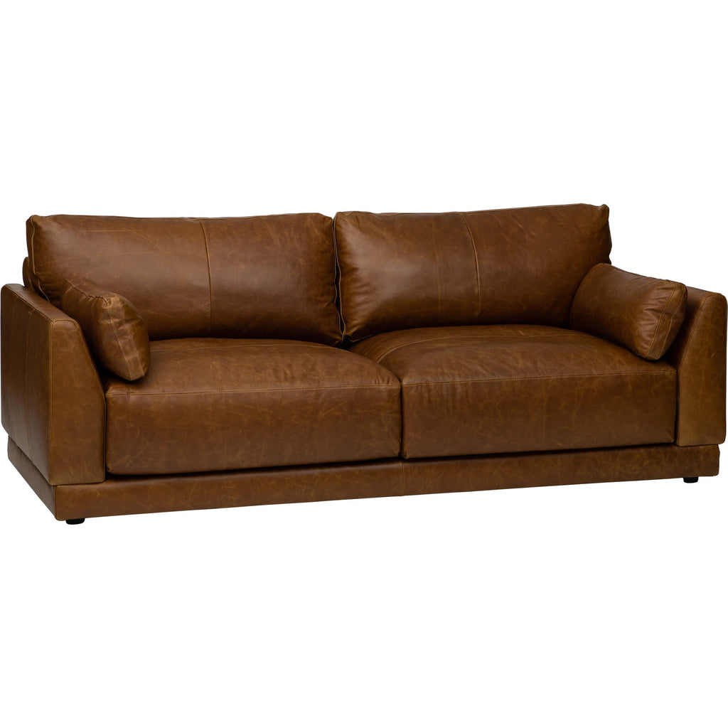 Malibu Leather Sofa in Concord Mink by Becki Owens | Luxury