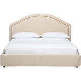Mallory Bed, Athens Cream-Furniture - Bedroom-High Fashion Home
